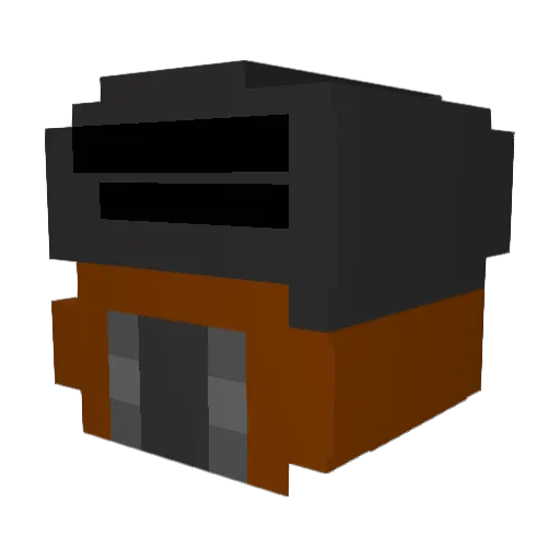 daangit Minecraft avatar head, 3D render