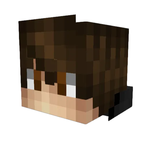daatob21 Minecraft avatar head, 3D render