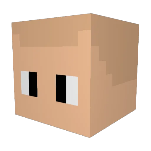 daaviiid_7 Minecraft avatar head, 3D render