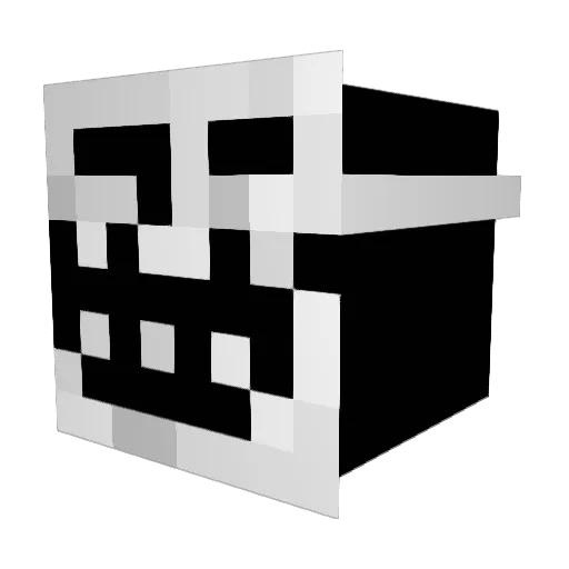 dab__________ Minecraft avatar head, 3D render
