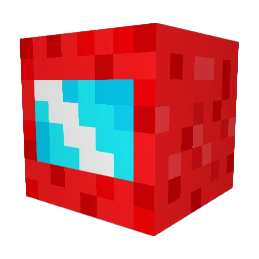 dababy_amoungus Minecraft avatar head, 3D render