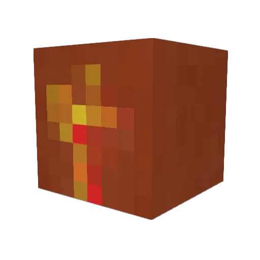 dabacon Minecraft avatar head, 3D render