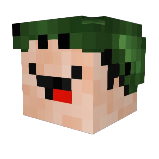 dabaum123 Minecraft avatar head, 3D render