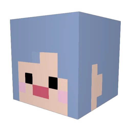 dabbing91 Minecraft avatar head, 3D render