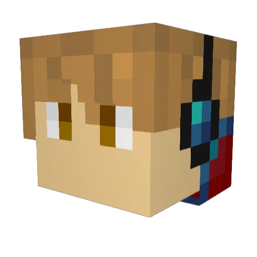 dabcg3 Minecraft avatar head, 3D render