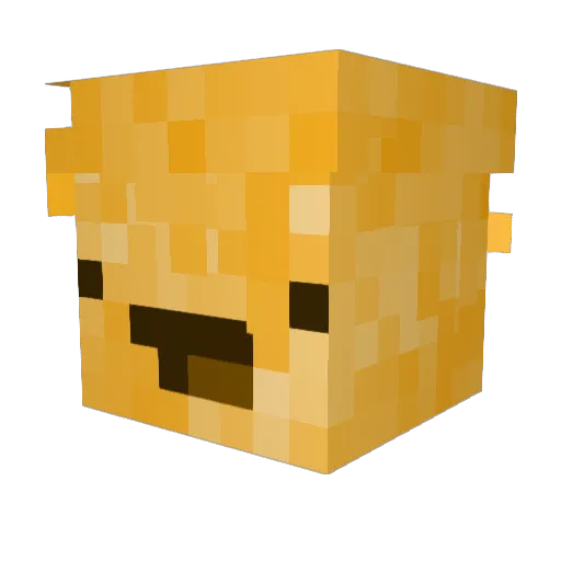 dabeast1234 Minecraft avatar head, 3D render
