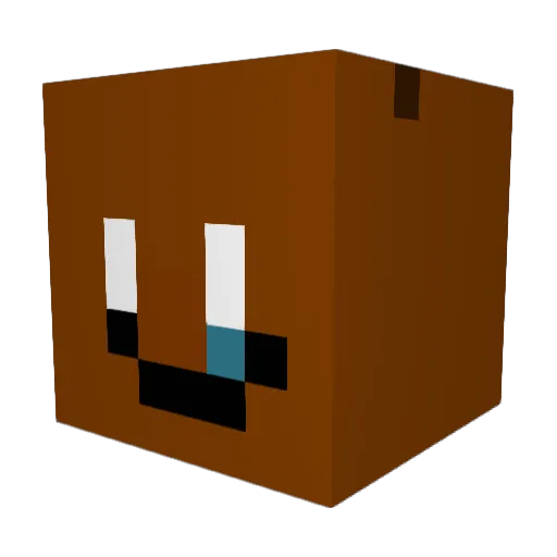 dabeastfarreal Minecraft avatar head, 3D render