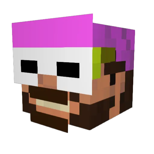 dabigboi1985 Minecraft avatar head, 3D render