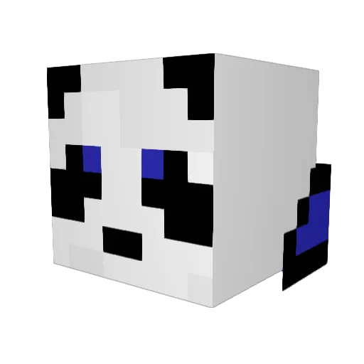 dabinator42 Minecraft avatar head, 3D render