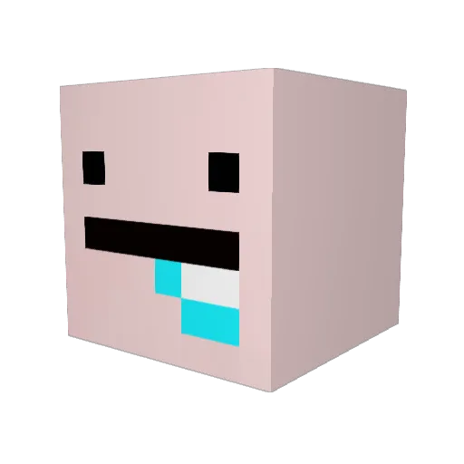 dabledo99 Minecraft avatar head, 3D render