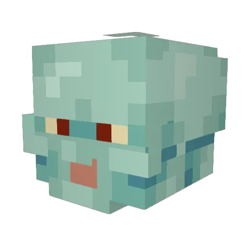 dabman727 Minecraft avatar head, 3D render