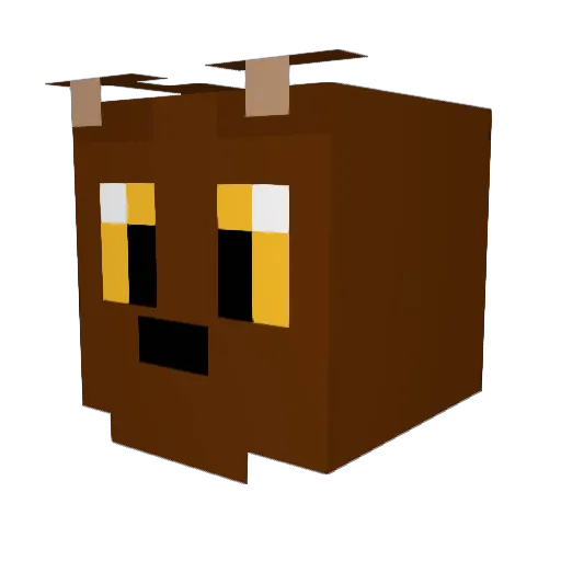 dabombkid1918 Minecraft avatar head, 3D render