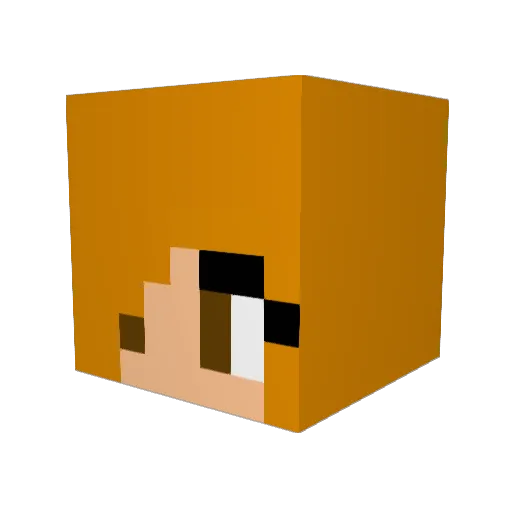 daboss1455 Minecraft avatar head, 3D render