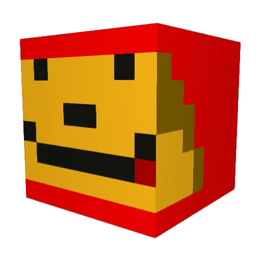 dabossman01 Minecraft avatar head, 3D render