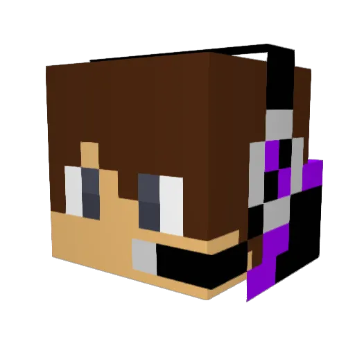 dabouss309 Minecraft avatar head, 3D render