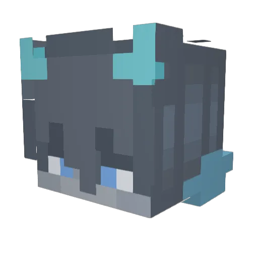 dabsisdabs Minecraft avatar head, 3D render