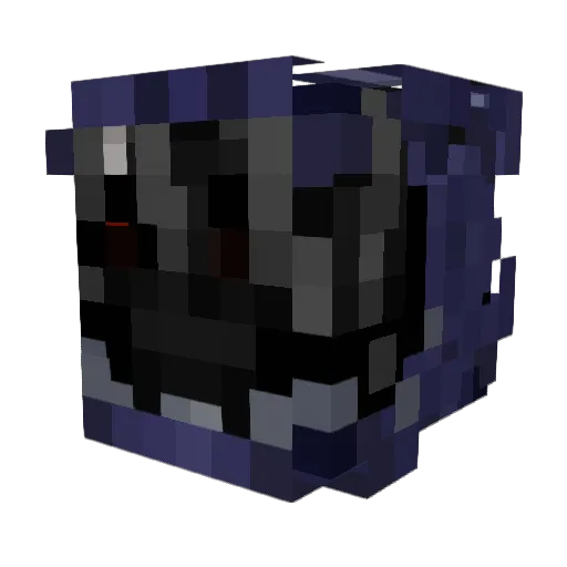 dabtr1 Minecraft avatar head, 3D render