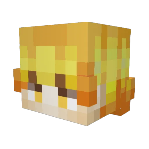 dacata8 Minecraft avatar head, 3D render