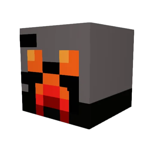 dachachamonk98 Minecraft avatar head, 3D render