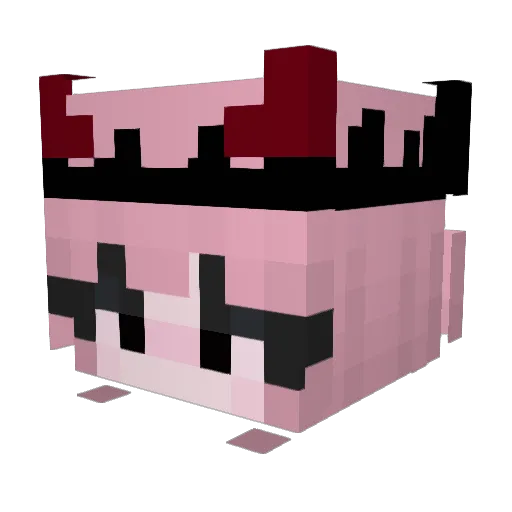 dacheak7 Minecraft avatar head, 3D render