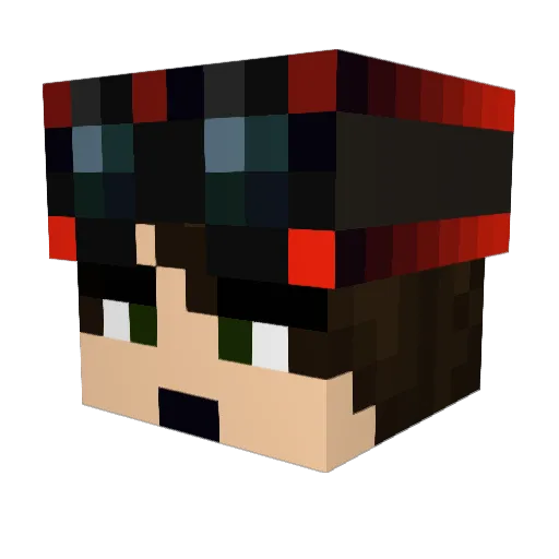dachitomo99 Minecraft avatar head, 3D render