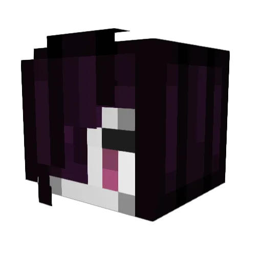 dacoolman86 Minecraft avatar head, 3D render