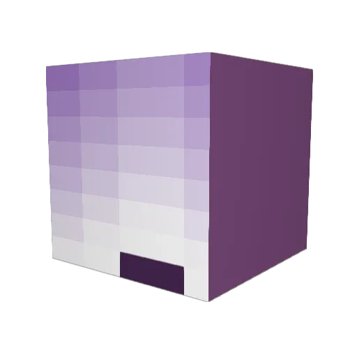 dacrafterEJ Minecraft avatar head, 3D render