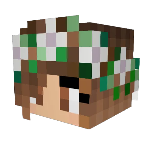 dacronman_420 Minecraft avatar head, 3D render