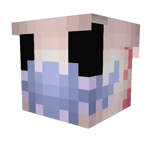 dacumchalice Minecraft avatar head, 3D render