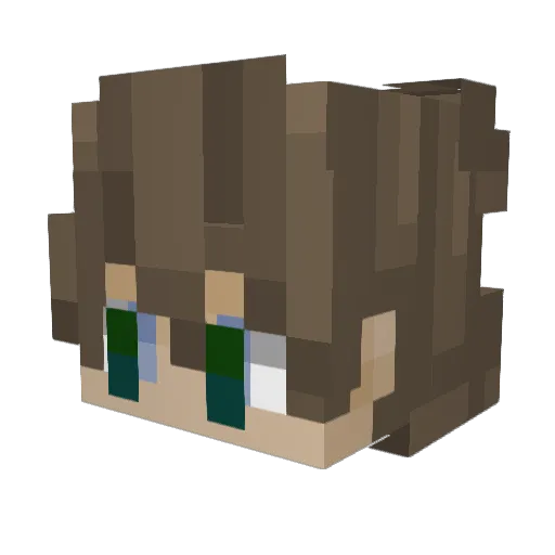 dadadada1108 Minecraft avatar head, 3D render