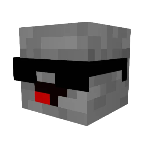 dadadada1363 Minecraft avatar head, 3D render