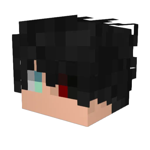 dadalto_ Minecraft avatar head, 3D render