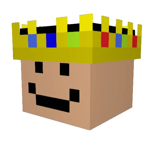 dadaputmisery Minecraft avatar head, 3D render