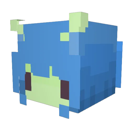daddihats6 Minecraft avatar head, 3D render
