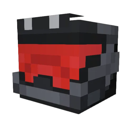 daddri Minecraft avatar head, 3D render