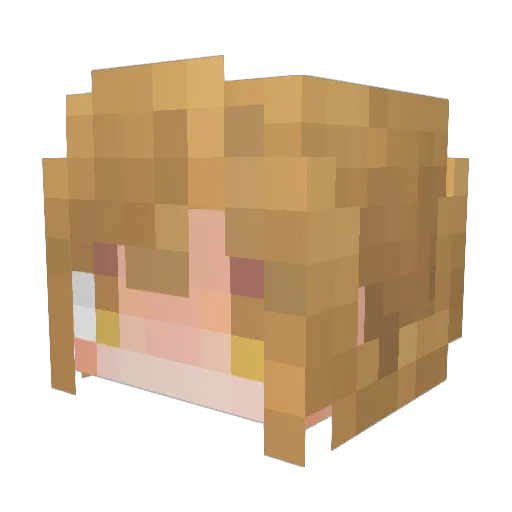 daddy1230 Minecraft avatar head, 3D render
