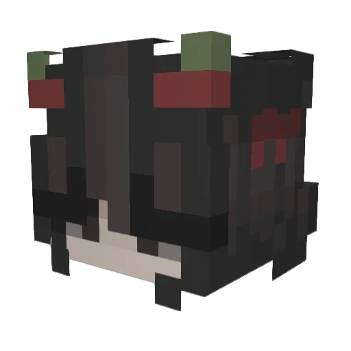 daddy_talie Minecraft avatar head, 3D render