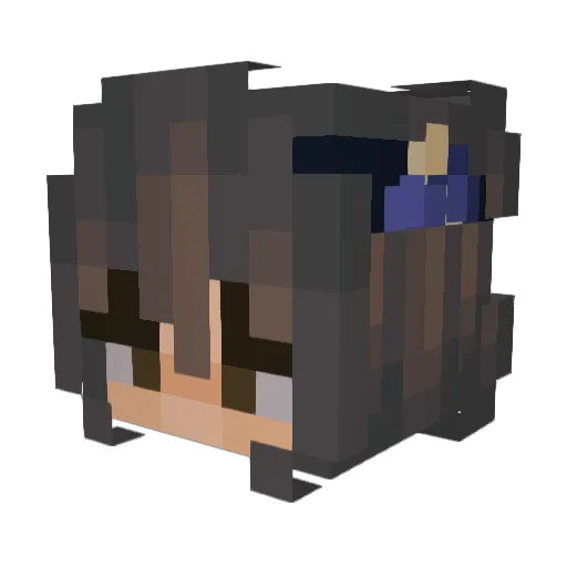 daddyashley_ Minecraft avatar head, 3D render