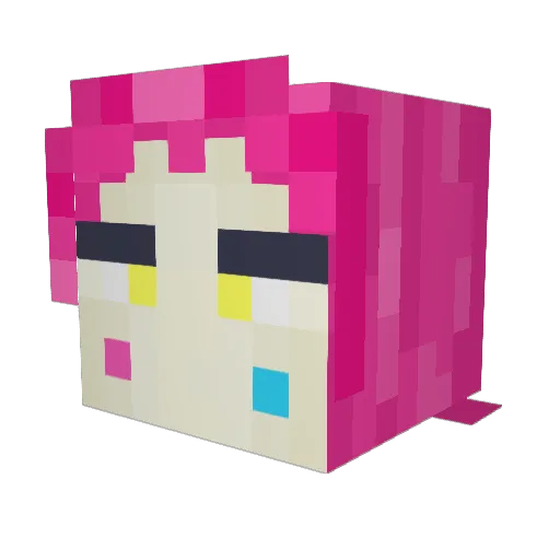 daddychim14 Minecraft avatar head, 3D render