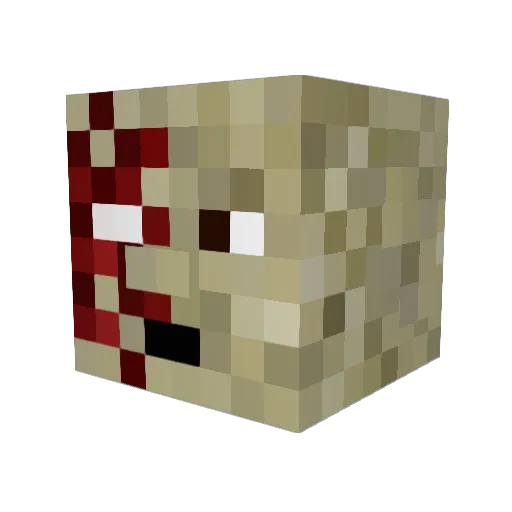 daddycoolgamer Minecraft avatar head, 3D render