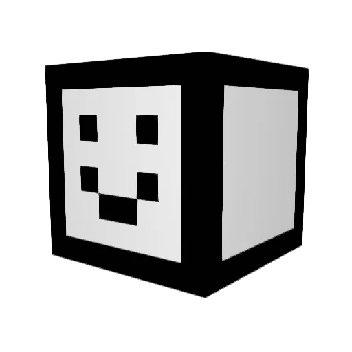 daddycreamie Minecraft avatar head, 3D render