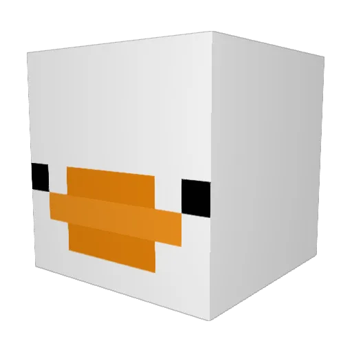 daddyduck11 Minecraft avatar head, 3D render