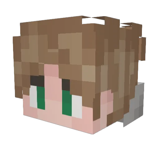 daddyhacks05 Minecraft avatar head, 3D render