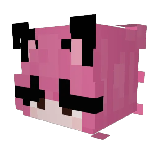 daddykas Minecraft avatar head, 3D render