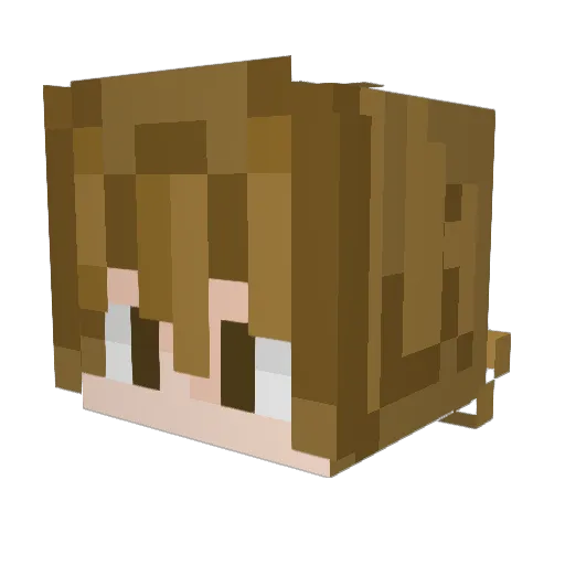daddylad Minecraft avatar head, 3D render