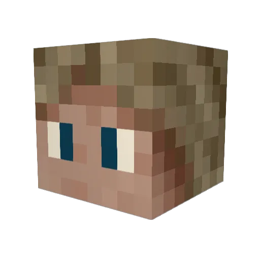 daddylandon138 Minecraft avatar head, 3D render