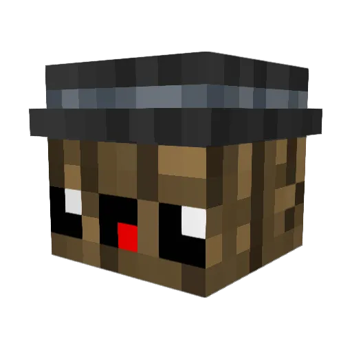 daddyoogway Minecraft avatar head, 3D render