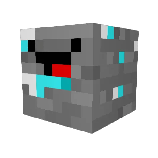 daddypostyy Minecraft avatar head, 3D render