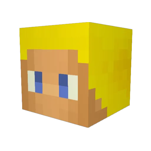 dado3212 Minecraft avatar head, 3D render