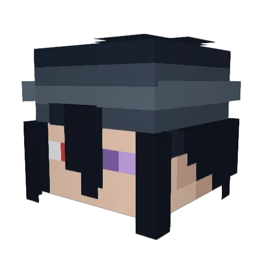 dadozx Minecraft avatar head, 3D render